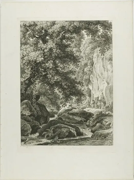 Framed Print : A Civita Castellana, from Malerisch Radierte Prospekte aus Italien, 1793. Creator: Johann Christian Reinhart Framed Print : A Civita Castellana, from Malerisch Radierte Prospekte aus Italien, 1793. Creator: Johann Christian Reinhart