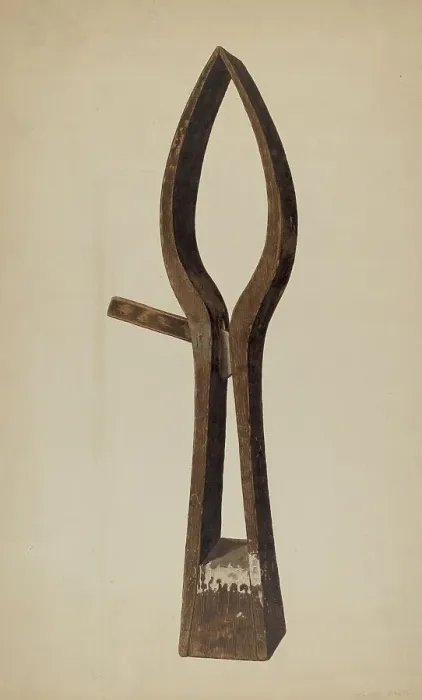 Framed Print : Clamp Jack, c. 1937. Creator: Eugene Bartz Framed Print : Clamp Jack, c. 1937. Creator: Eugene Bartz