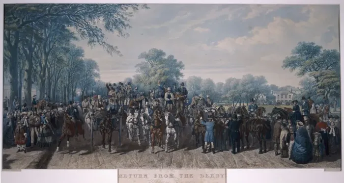 Framed Print : Clapham Common, Wandsworth, London, 1862. Artist: John Harris Framed Print : Clapham Common, Wandsworth, London, 1862. Artist: John Harris