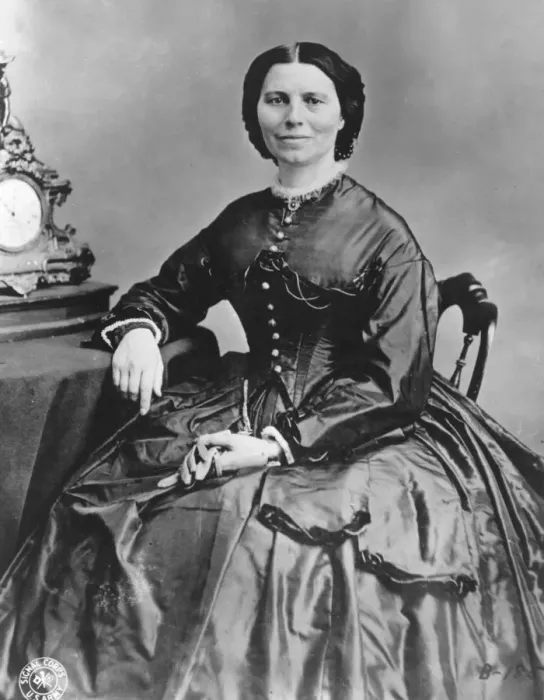 Framed Print : Clara Barton (1821-1912), founder of the American branch of the Red Cross Framed Print : Clara Barton (1821-1912), founder of the American branch of the Red Cross
