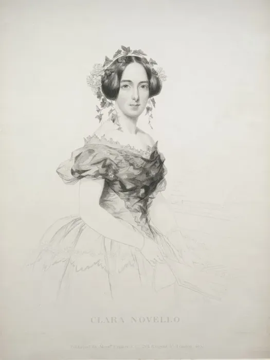 Framed Print : Clara Novello, 1852. Creator: William Humphreys (British, 1794-1865) Framed Print : Clara Novello, 1852. Creator: William Humphreys (British, 1794-1865)