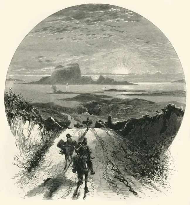 Framed Print : Clare Island, Clew Bay, c1870