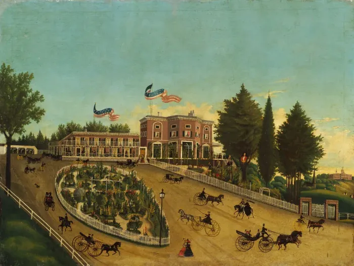 Framed Print : The Claremont, ca. 1855. Creator: Unknown Framed Print : The Claremont, ca. 1855. Creator: Unknown