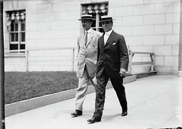 Clarence Funk Leaving S.O.B. 1911. Creator: Harris & Ewing. Clarence Funk Leaving S.O.B. 1911. Creator: Harris & Ewing