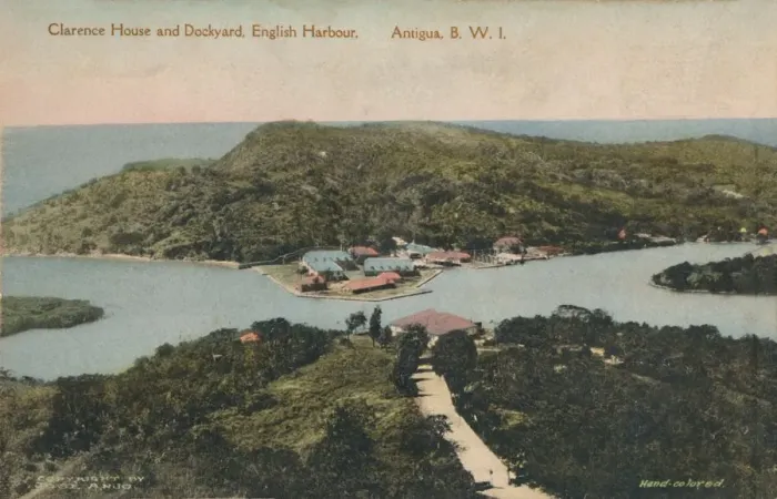 Framed Print : Clarence House and Dockyard, English Harbour. Antigua, B. W. I. early 20th century Framed Print : Clarence House and Dockyard, English Harbour. Antigua, B. W. I. early 20th century