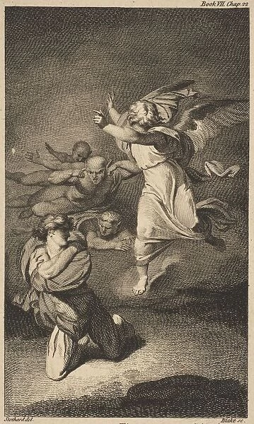 Clarences Dream (Shakespeare, Richard III, Act 1, Scene 4), 1774. Creator: William Blake