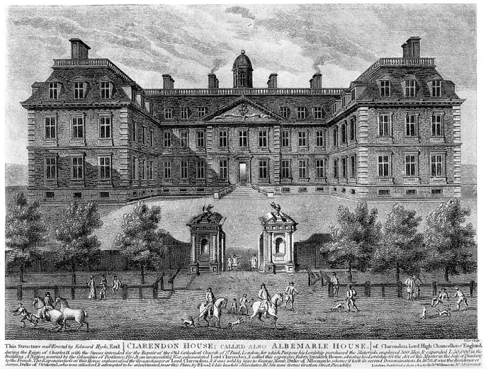 Framed Print : Clarendon House, Piccadilly, 17th century, (1908) Framed Print : Clarendon House, Piccadilly, 17th century, (1908)