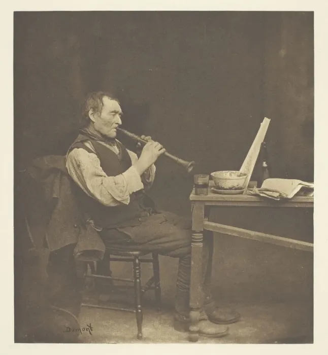Framed Print : Clarionet Player, c. 1897. Creator: John E. Dumont Framed Print : Clarionet Player, c. 1897. Creator: John E. Dumont