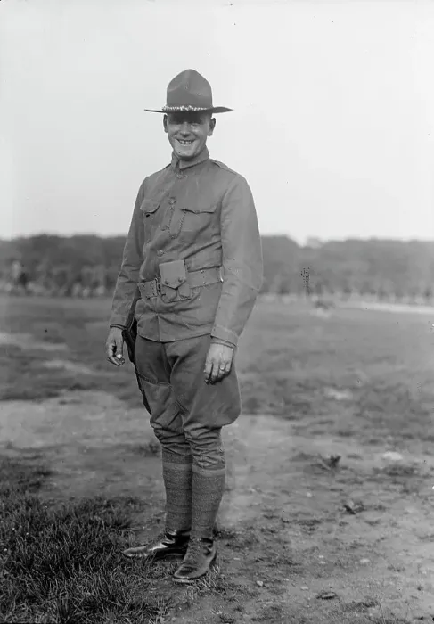 Framed Print : Clark, Bennett, of Fort Myer Tr. Camp, 1917. Creator: Harris & Ewing. Clark, Bennett, of Fort Myer Tr. Camp, 1917. Creator: Harris & Ewing