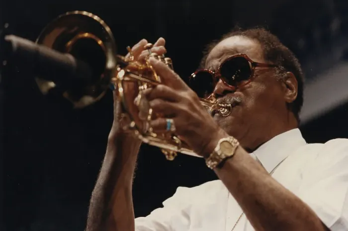 Framed Print : Clark Terry, Jazz Inn Party, North Sea Jazz Festival, The Hague, the Netherlands, 1992. Creator: Brian Foskett Framed Print : Clark Terry, Jazz Inn Party, North Sea Jazz Festival, The Hague, the Netherlands, 1992. Creator: Brian Foskett