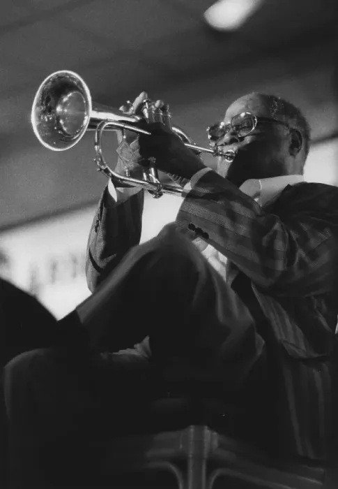 Framed Print : Clark Terry, The March of Jazz, Clearwater Beach, Florida, 2000. Creator: Brian Foskett Framed Print : Clark Terry, The March of Jazz, Clearwater Beach, Florida, 2000. Creator: Brian Foskett