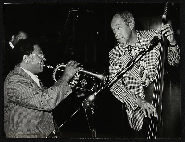 Clark Terry and Slam Stewart playing at the Capital Radio Jazz Festival, London, 1980