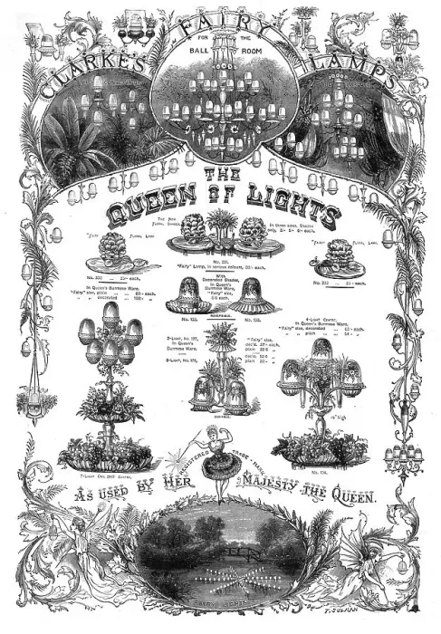 Framed Print : Clarke's Fairy Lights, The Queen of Lights, 1891. Creator: Unknown Framed Print : Clarke's Fairy Lights, The Queen of Lights, 1891. Creator: Unknown