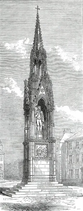 Framed Print : The Clarkson Memorial, Wisbech, 1876. Creator: Unknown Framed Print : The Clarkson Memorial, Wisbech, 1876. Creator: Unknown