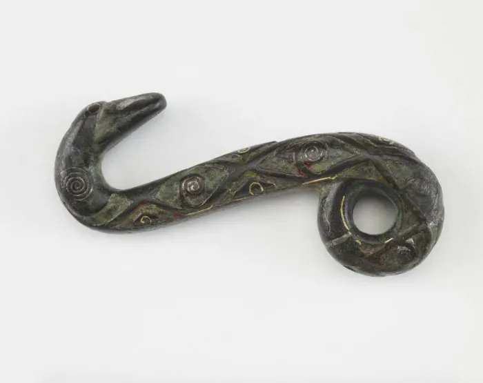 Framed Print : Clasp or ornament, Eastern Zhou dynasty, 4th-3rd century BCE. Creator: Unknown Framed Print : Clasp or ornament, Eastern Zhou dynasty, 4th-3rd century BCE. Creator: Unknown