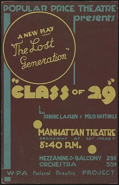 Class of 29, New York, 1936. Creator: Unknown
