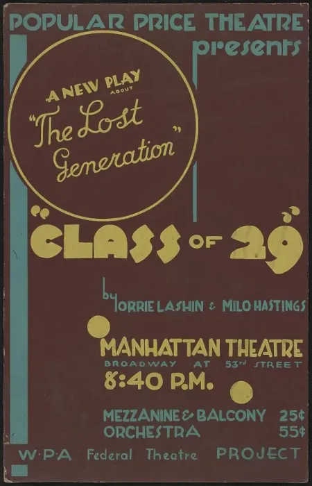 Framed Print : Class of 29, New York, 1936. Creator: Unknown Framed Print : Class of 29, New York, 1936. Creator: Unknown