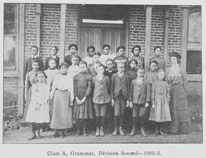 Framed Print : Class A, Grammar, Division Second- 1902-3. Creator: Unknown Framed Print : Class A, Grammar, Division Second- 1902-3. Creator: Unknown