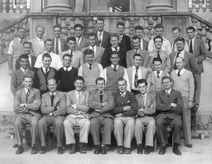 Framed Print : Class of Adult G, 1953, Queensland Teachers College, Kelvin Grove, 1953. Creator: Unknown Framed Print : Class of Adult G, 1953, Queensland Teachers College, Kelvin Grove, 1953. Creator: Unknown