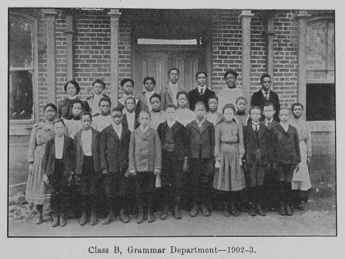 Framed Print : Class B, Grammar Department- 1902-3. Creator: Unknown Framed Print : Class B, Grammar Department- 1902-3. Creator: Unknown