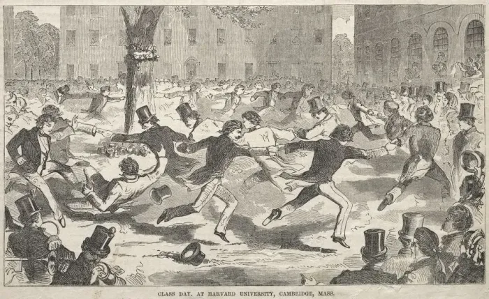 Framed Print : Class Day, at Harvard University, Cambridge, Massachusetts, 1858. Creator: Winslow Homer (American Framed Print : Class Day, at Harvard University, Cambridge, Massachusetts, 1858. Creator: Winslow Homer (American