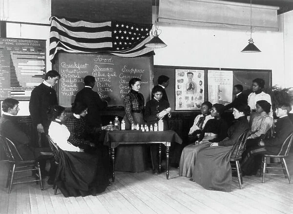 Class in hygiene Hampton Institute, Hampton, Va. 1899 or 1900. Creator: Frances Benjamin Johnston