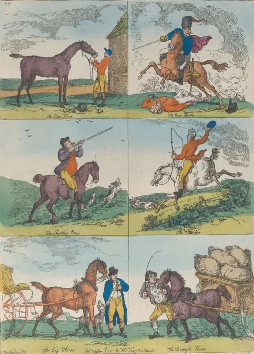 Framed Print : Six Classes of the Noble and Useful Animal a Horse, October 10, 1811. October 10, 1811 Framed Print : Six Classes of the Noble and Useful Animal a Horse, October 10, 1811. October 10, 1811