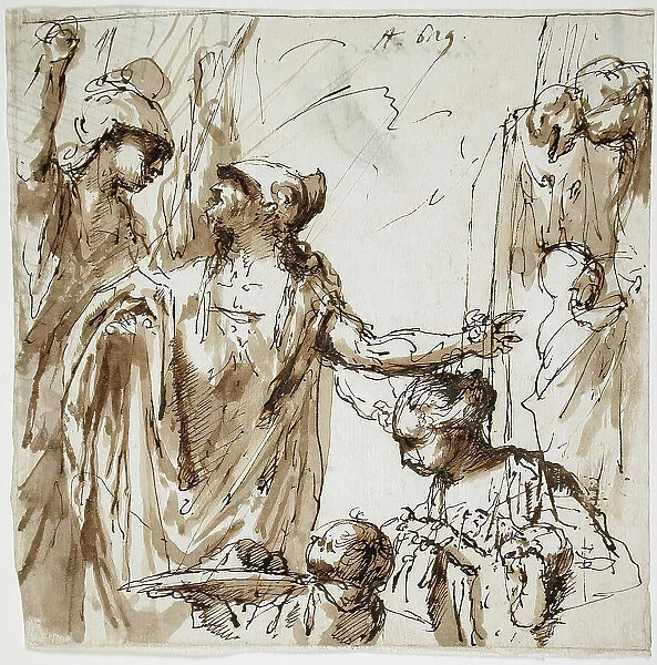 Classical Scene with Offering, between 1659 and 1734. Creator: Sebastiano Ricci