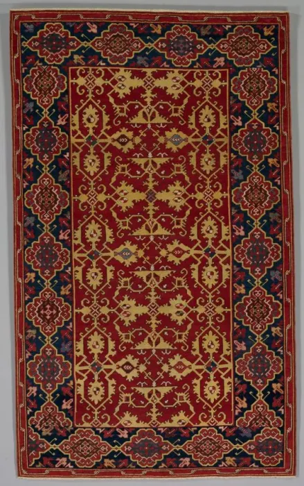 Framed Print : Classical Turkish Carpet with the Lotto Pattern, 1600-1650. Creator: Unknown Framed Print : Classical Turkish Carpet with the Lotto Pattern, 1600-1650. Creator: Unknown