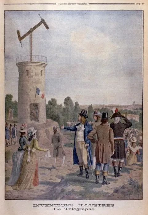 Framed Print : Claude Chappe (1763-1805), French engineer and inventor, c1901 Framed Print : Claude Chappe (1763-1805), French engineer and inventor, c1901