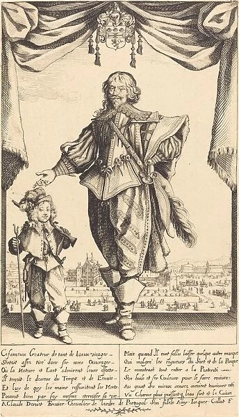 Claude Deruet and his Son, Jean, 1632. Creator: Jacques Callot