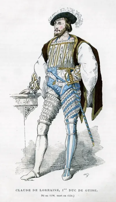 Framed Print : Claude de Lorraine, 1st Duke of Guise, 16th century (1882-1884). Artist: Petit