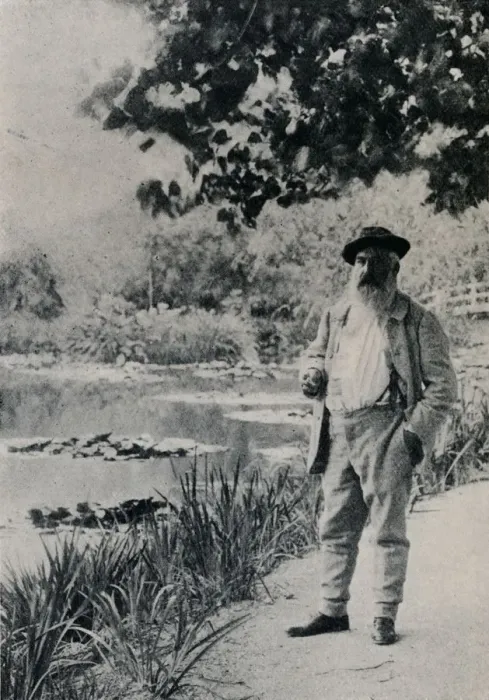 Framed Print : Claude Monet, Giverny, 1905. Artist: Jacques-Ernest Bulloz Framed Print : Claude Monet, Giverny, 1905. Artist: Jacques-Ernest Bulloz