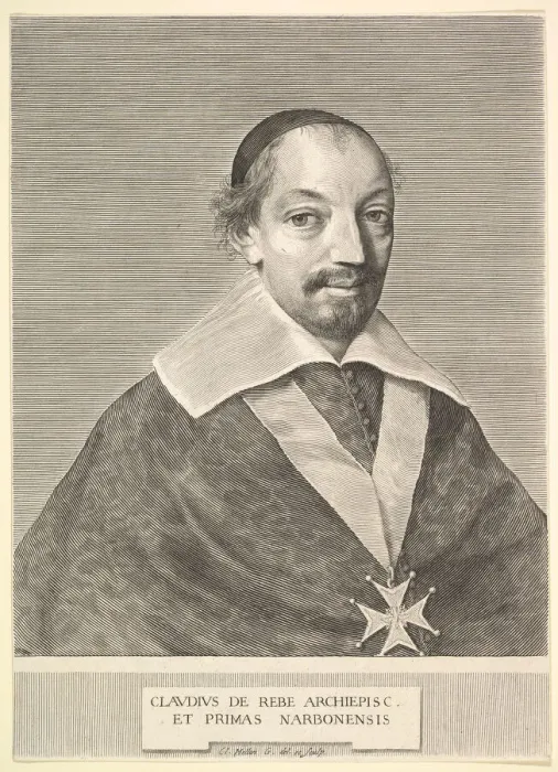 Framed Print : Claude de Rebe, Archbishop of Narbonne. Creator: Claude Mellan Framed Print : Claude de Rebe, Archbishop of Narbonne. Creator: Claude Mellan