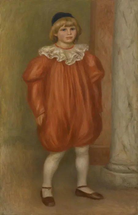 Framed Print : Claude Renoir in Clown Costume, 1909. Artist: Renoir, Pierre Auguste (1841-1919) Framed Print : Claude Renoir in Clown Costume, 1909. Artist: Renoir, Pierre Auguste (1841-1919)