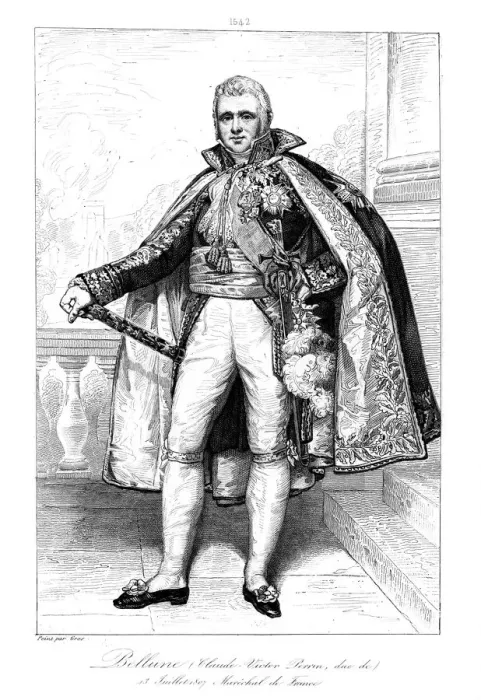 Framed Print : Claude Victor Perrin (1764-1841), duc de Belluno, 1839. Artist: A Migneret Framed Print : Claude Victor Perrin (1764-1841), duc de Belluno, 1839. Artist: A Migneret