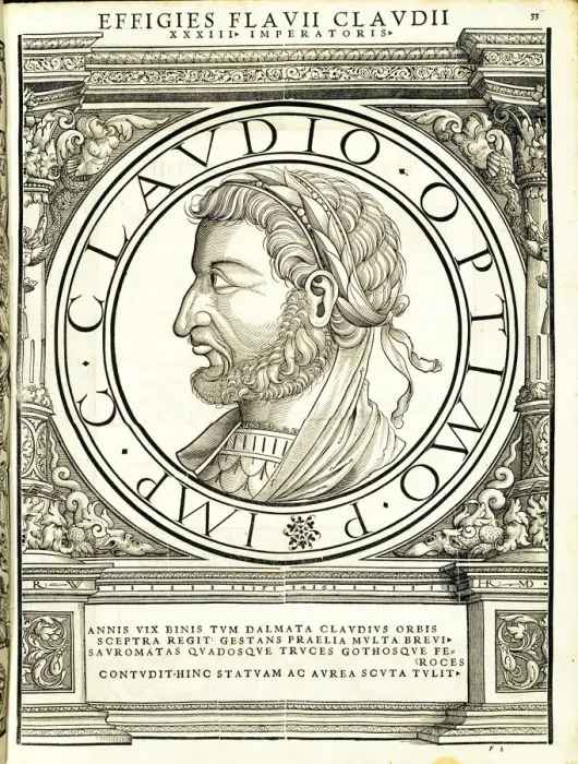 Framed Print : Claudius II (213 - 270 AD), 1559 Framed Print : Claudius II (213 - 270 AD), 1559