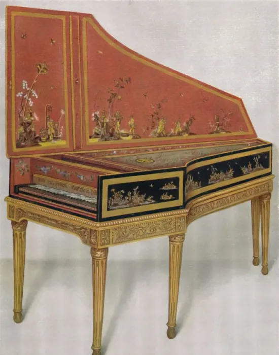 Framed Print : Clavecin, by Pascal Taskin, Paris, 1786, (1927). Artist: Pascal Taskin Framed Print : Clavecin, by Pascal Taskin, Paris, 1786, (1927). Artist: Pascal Taskin