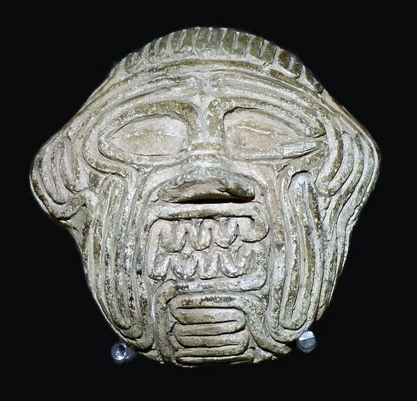 Clay mask of the demon Humbaba