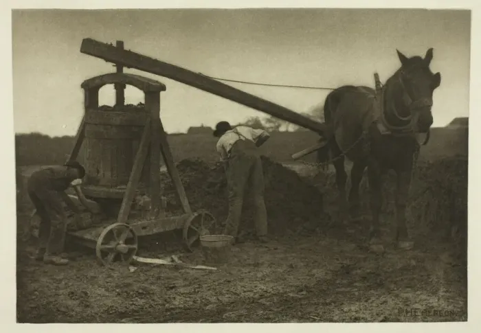 Framed Print : The Clay Mill (Norfolk), c. 1883 / 87, printed 1888. Creator: Peter Henry Emerson Framed Print : The Clay Mill (Norfolk), c. 1883 / 87, printed 1888. Creator: Peter Henry Emerson