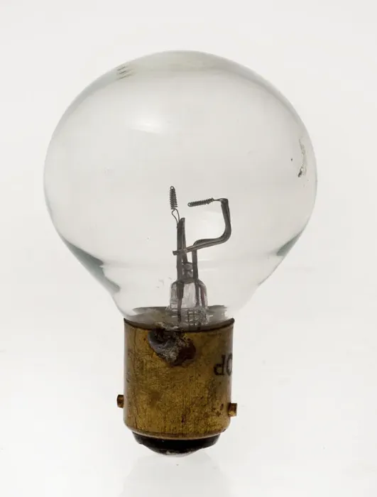 Framed Print : Clear headlamp bulb circa 1928. Creator: Unknown Framed Print : Clear headlamp bulb circa 1928. Creator: Unknown