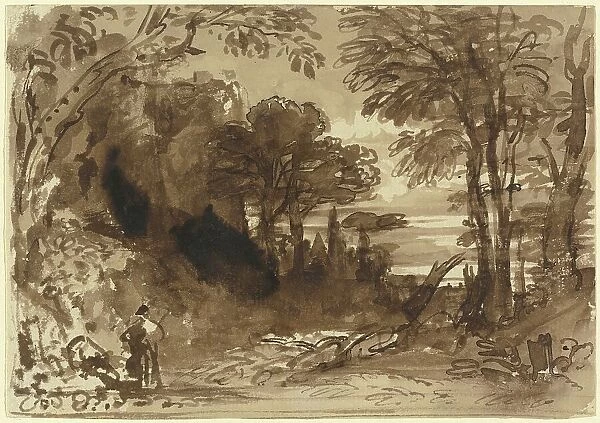 A Clearing in a Forest, late 1830s. Creator: John Varley I