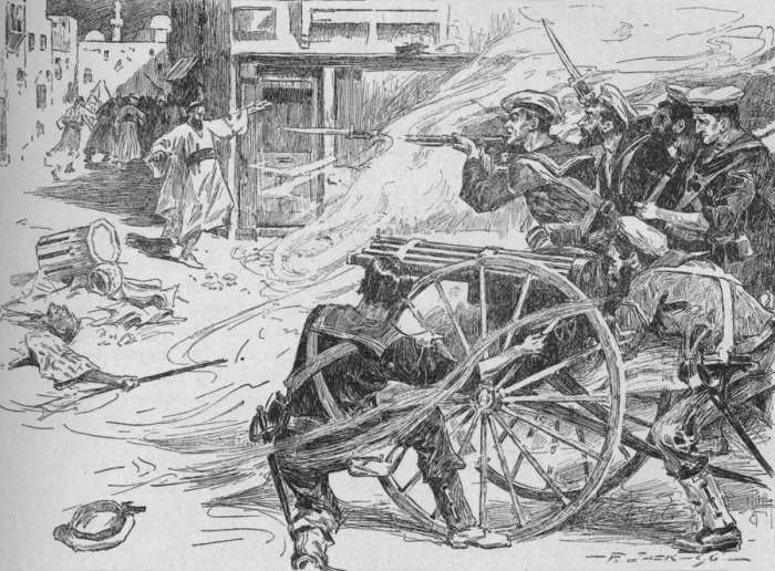 Framed Print : Clearing the Streets of Alexandria, c1896, (1902) Framed Print : Clearing the Streets of Alexandria, c1896, (1902)