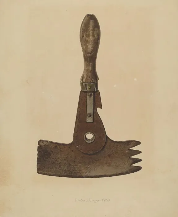 Framed Print : Cleaver, 1939. Creator: Edward Unger Framed Print : Cleaver, 1939. Creator: Edward Unger