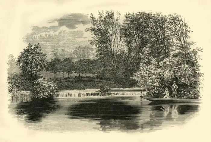Framed Print : At Cleeve, On the Thames, c1890. Creator: Unknown Framed Print : At Cleeve, On the Thames, c1890. Creator: Unknown