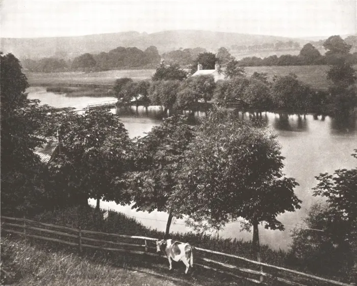 Framed Print : Cleeve Weir, Gloucestershire, 1894. Creator: Unknown Framed Print : Cleeve Weir, Gloucestershire, 1894. Creator: Unknown