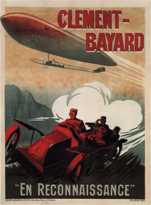 Framed Print : Clement-Bayard, 1915. Artist: Montaut, Ernest (1879-1909) Framed Print : Clement-Bayard, 1915. Artist: Montaut, Ernest (1879-1909)