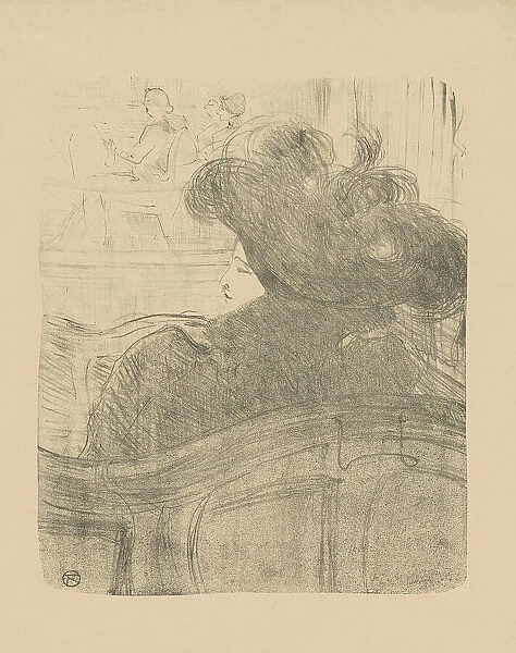 Cléo de Mérode, c. 1898. Creator: Toulouse-Lautrec, Henri, de (1864-1901)