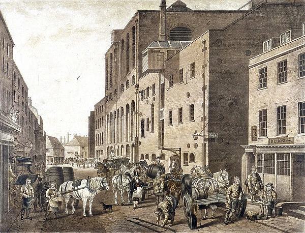 Clerkenwell Road, Finsbury, London, c1820