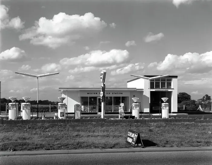 Framed Print : Cleveland Petrol Station, Marr, South Yorkshire, 1963. Artist: Michael Walters Framed Print : Cleveland Petrol Station, Marr, South Yorkshire, 1963. Artist: Michael Walters
